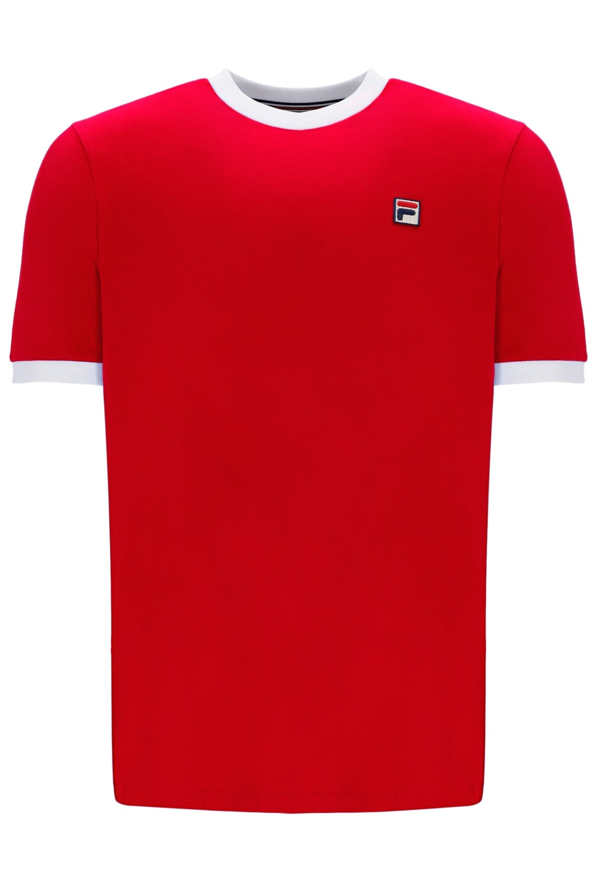 Chinese Red Marconi Essential Ringer T-Shirt - Chinese Red