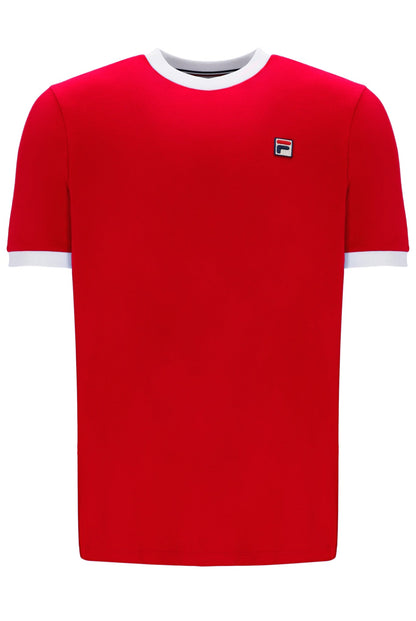 Chinese Red Marconi Essential Ringer T-Shirt - Chinese Red