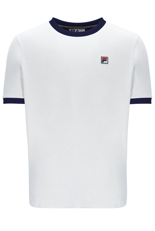 White Marconi Essential Ringer T-Shirt - White
