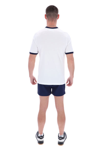 White Marconi Essential Ringer T-Shirt - White