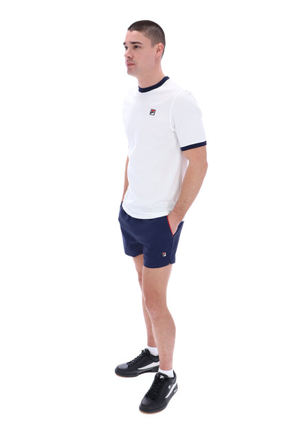 White Marconi Essential Ringer T-Shirt - White