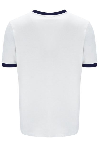 White Marconi Essential Ringer T-Shirt - White