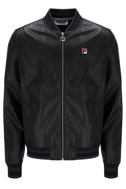 Black Malyk Archive Influence Faux Leather Jacket - Black