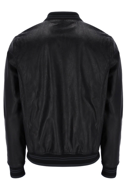 Black Malyk Archive Influence Faux Leather Jacket - Black