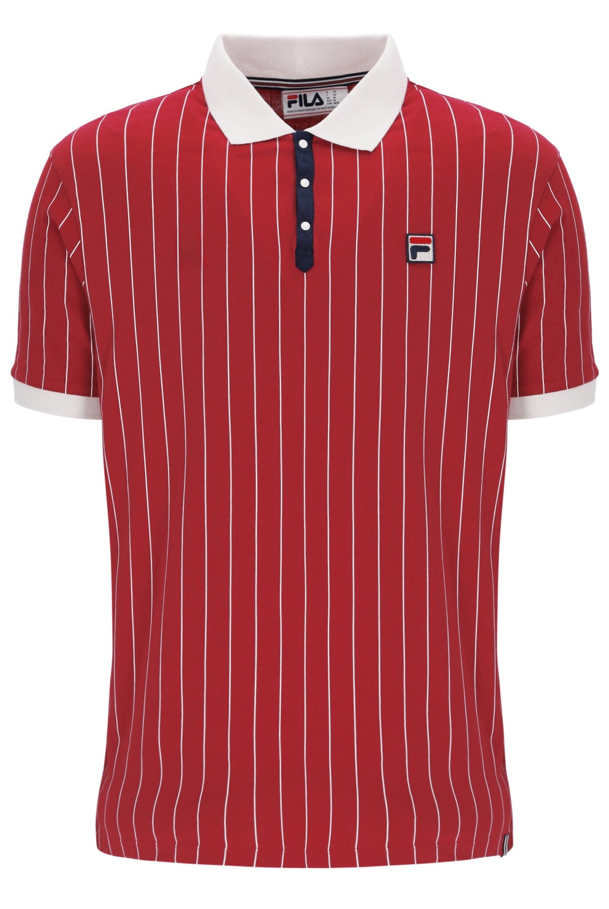 Garnet BB1 Classic Vintage Striped Polo - Lebanese Red