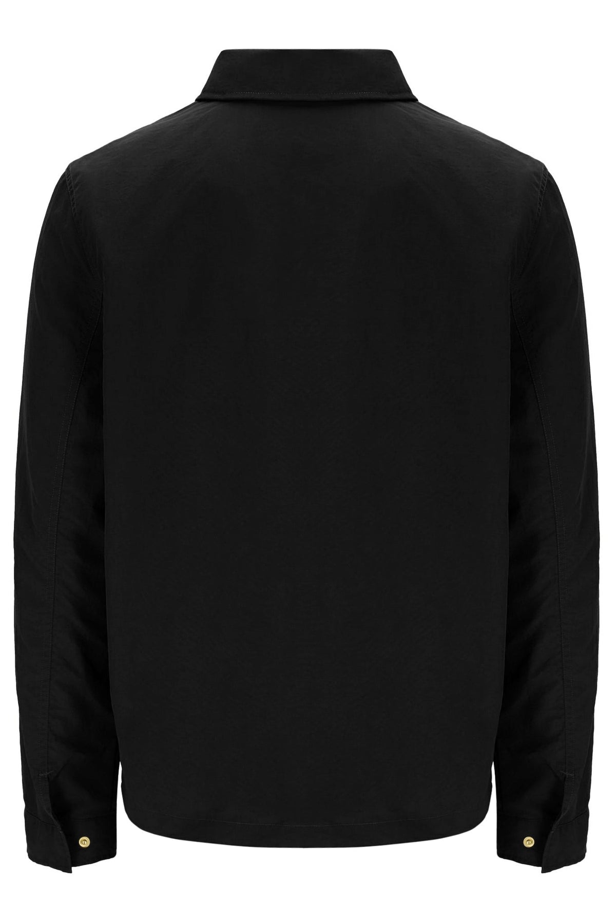 Black Kasa Zip-Through Overshirt - Black
