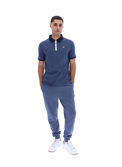 Vintage Indigo BB1 Classic Vintage Striped Polo - Vintage Indigo