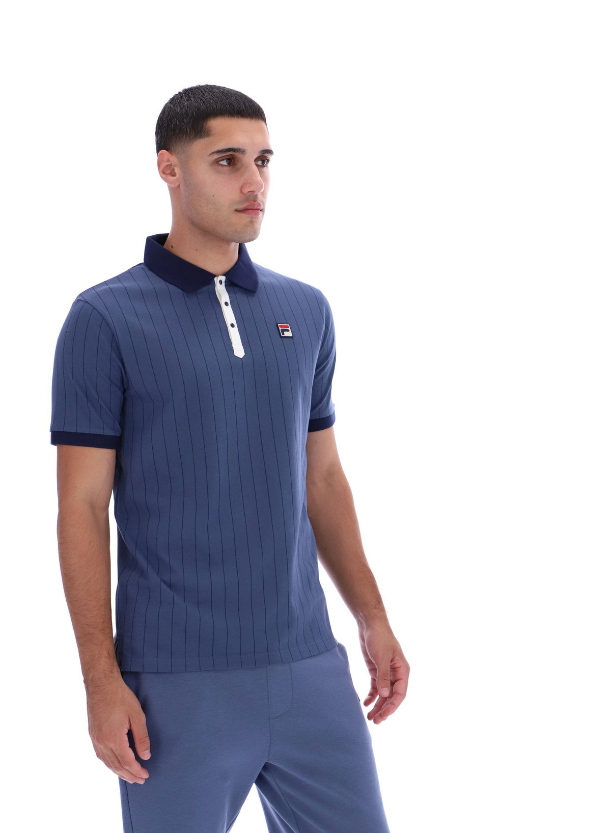 Vintage Indigo BB1 Classic Vintage Striped Polo - Vintage Indigo