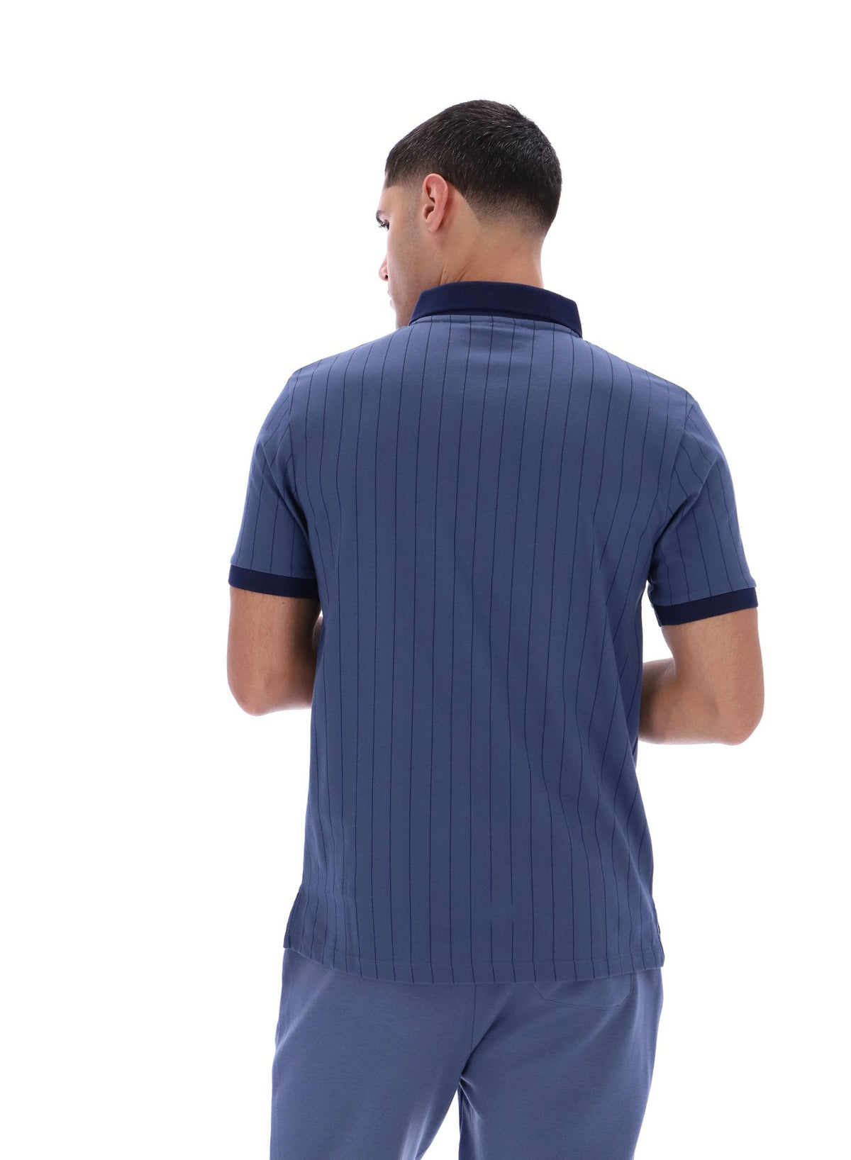Vintage Indigo BB1 Classic Vintage Striped Polo - Vintage Indigo