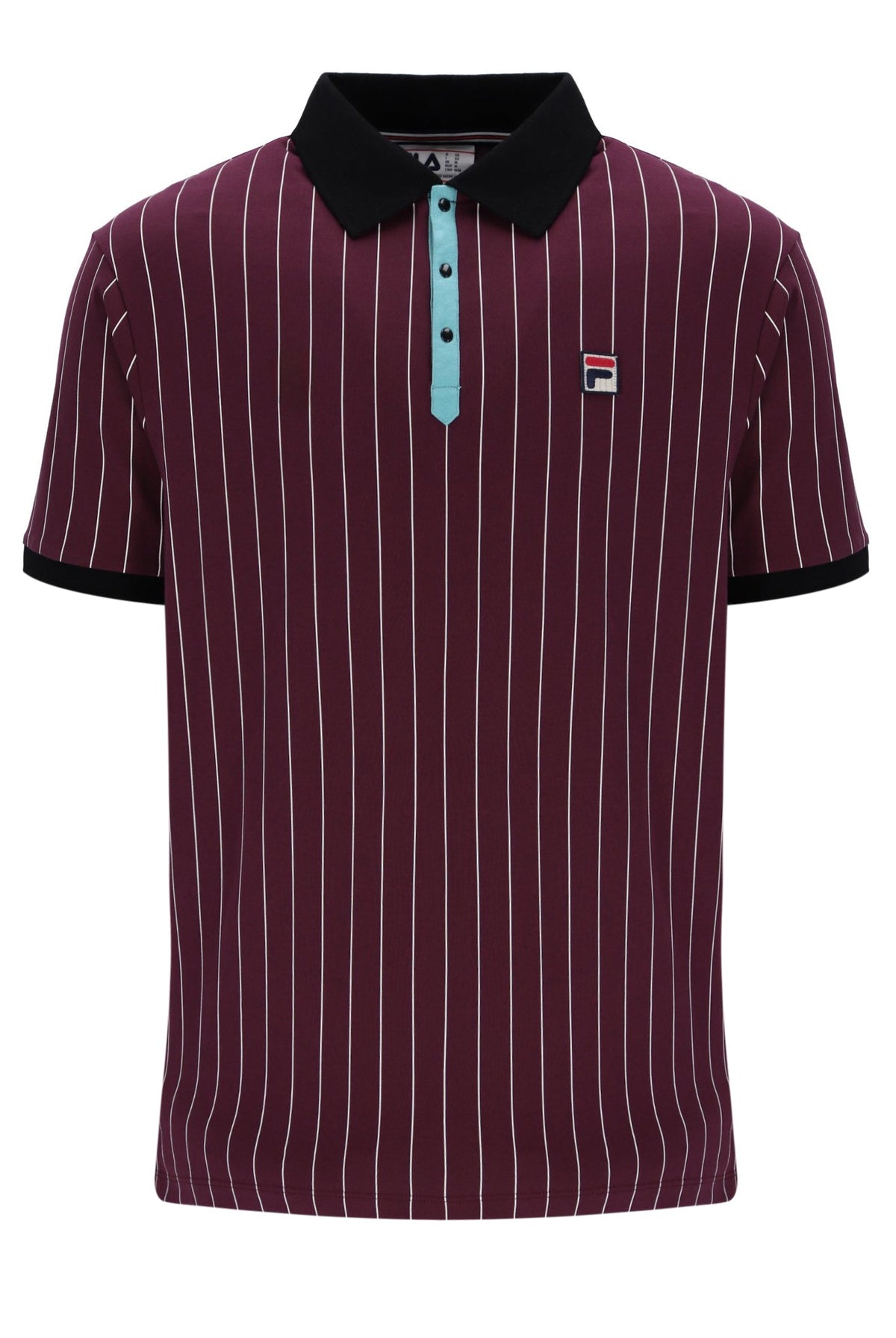 Fig BB1 Classic Vintage Striped Polo - Fig
