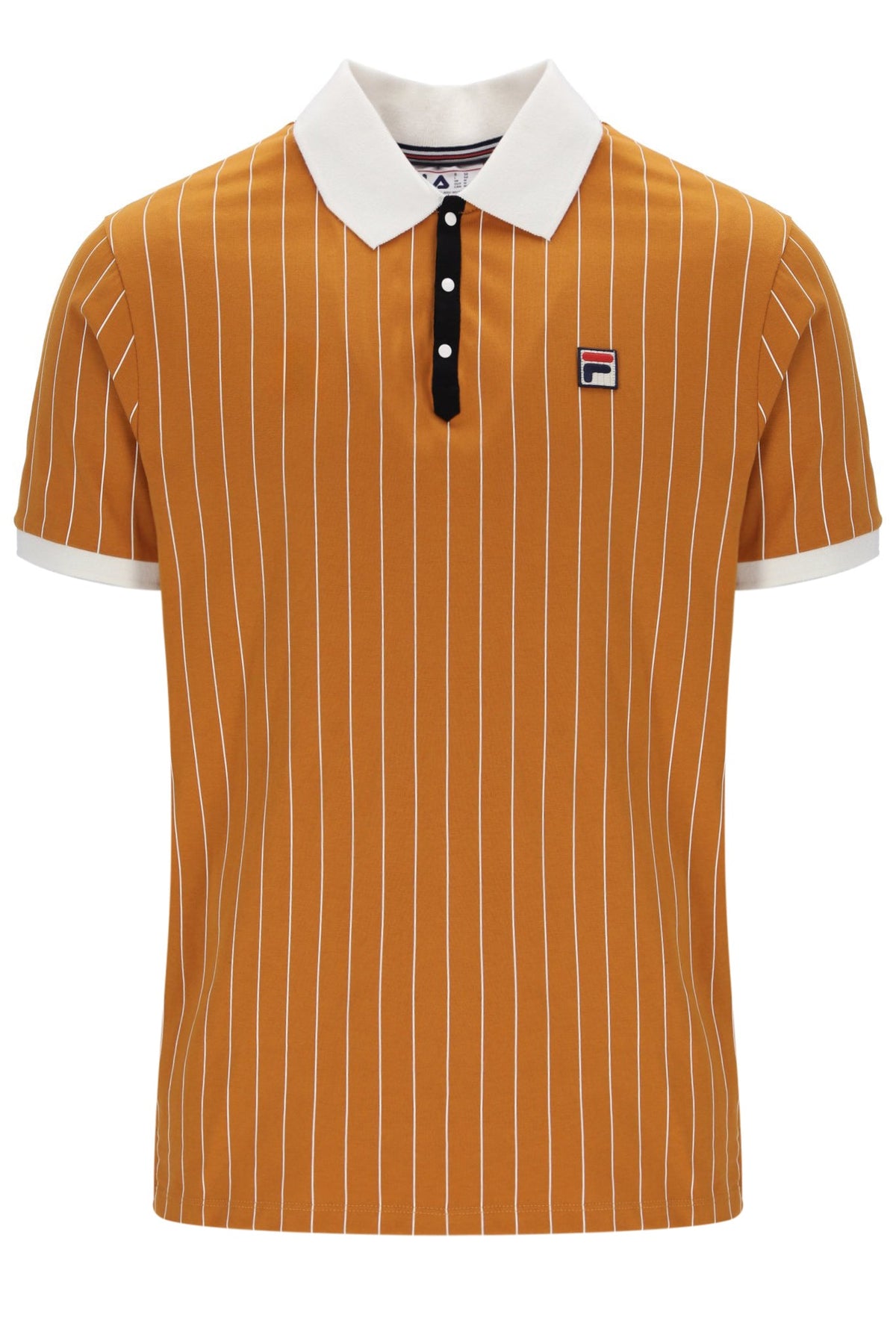 Pumpkin Spice BB1 Classic Vintage Striped Polo - Pumpkin Spice