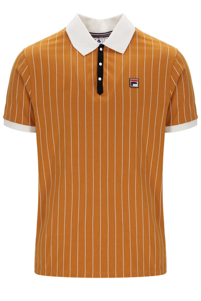 Pumpkin Spice BB1 Classic Vintage Striped Polo - Pumpkin Spice