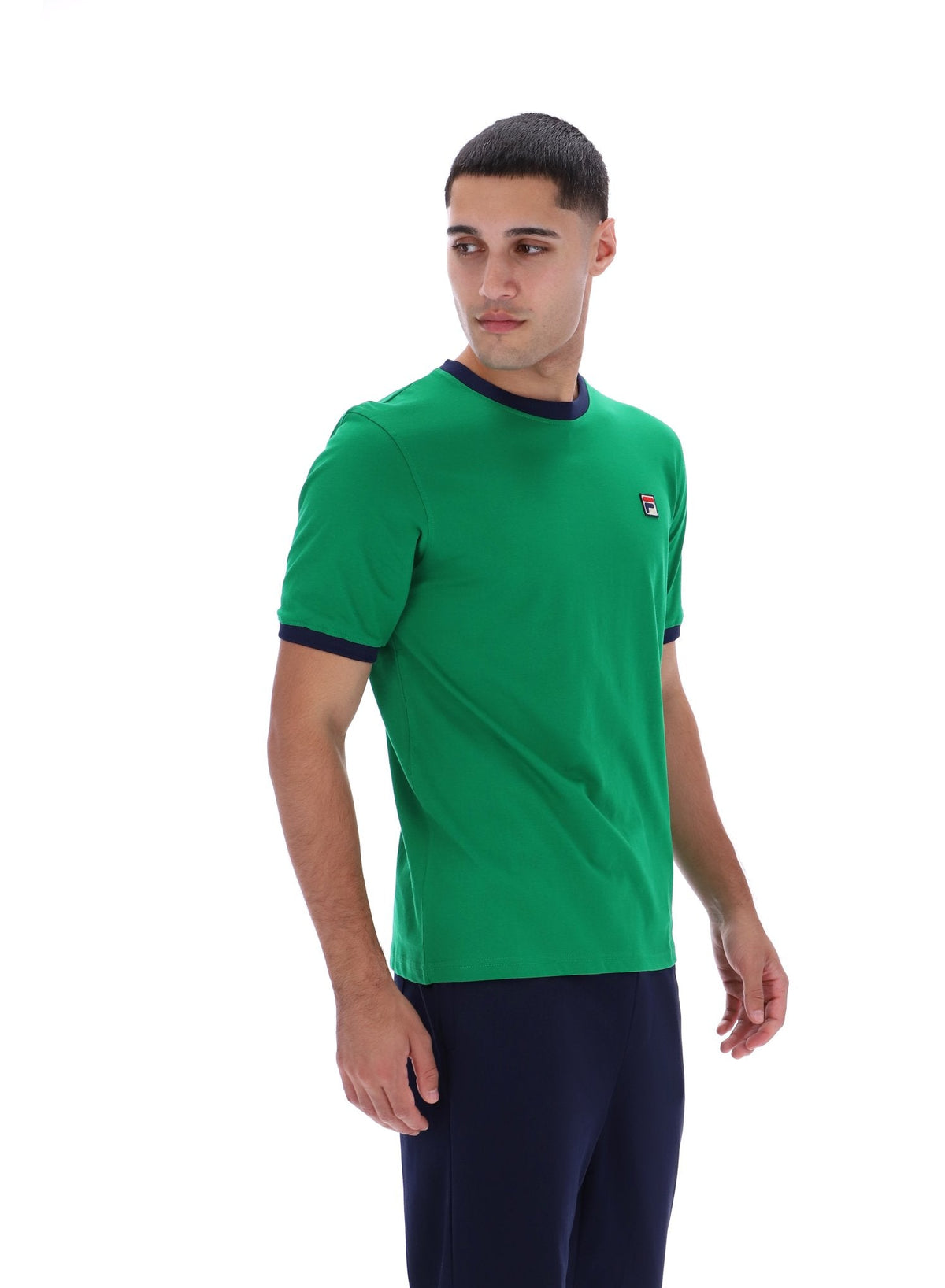 Green Marconi Essential Ringer T-Shirt - Green