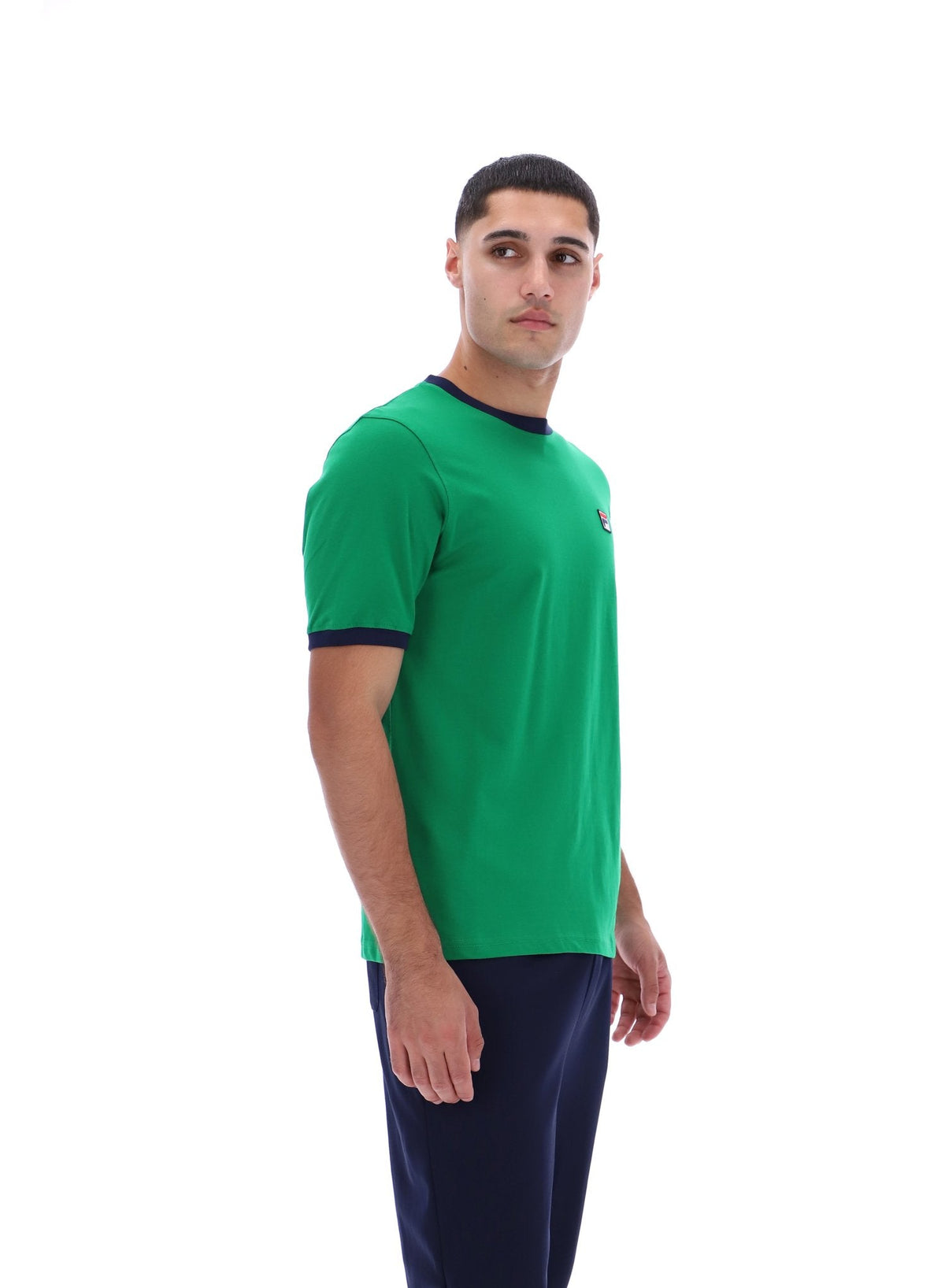 Green Marconi Essential Ringer T-Shirt - Green