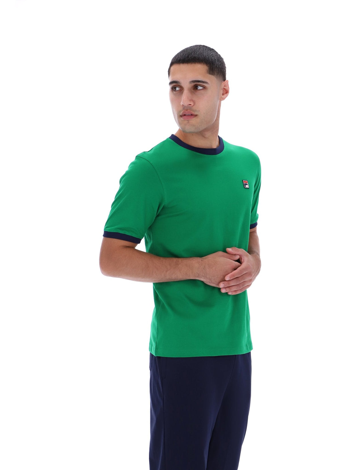 Green Marconi Essential Ringer T-Shirt - Green