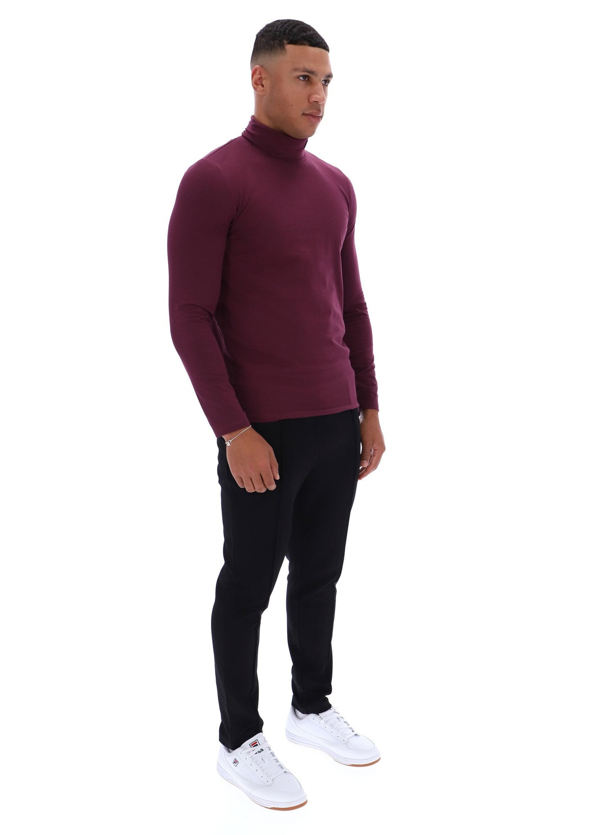 Fig 19th Classic Roll Neck Sweater - Fig