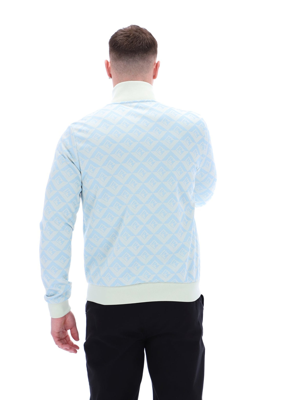Summer Song Hank Jacquard Geo Track Top - Summer Song