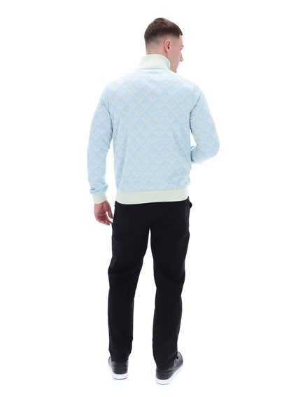 Summer Song Hank Jacquard Geo Track Top - Summer Song