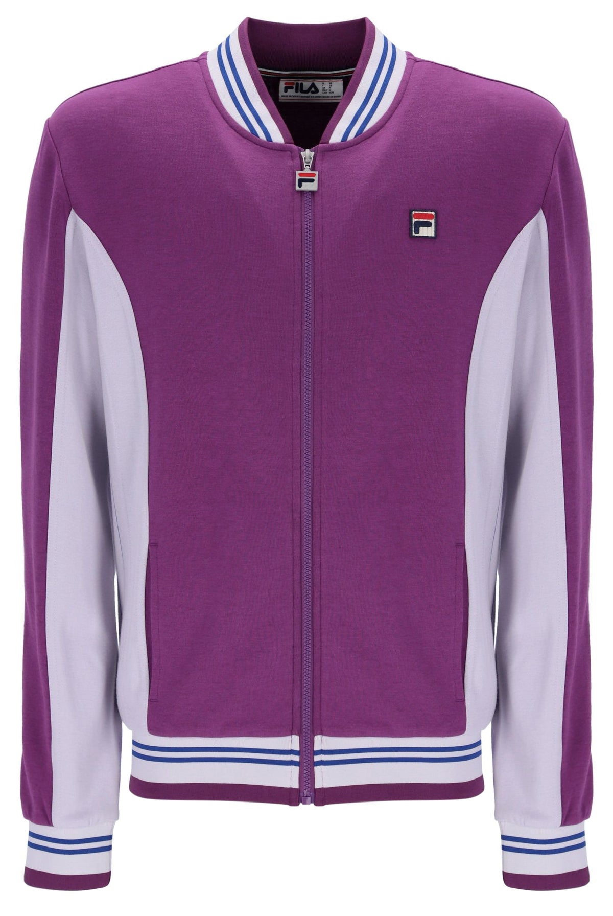 Sunset Purple Settanta Baseball Track Top - Sunset Purple