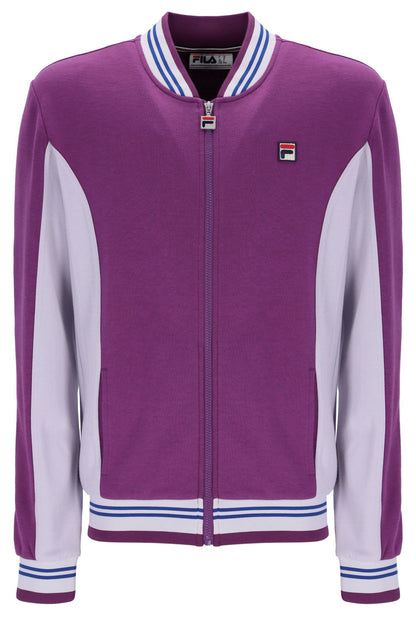 Sunset Purple Settanta Baseball Track Top - Sunset Purple