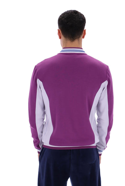 Sunset Purple Settanta Baseball Track Top - Sunset Purple