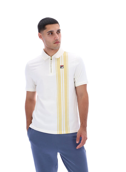 Gardenia Dario Zipped Polo - Gardenia
