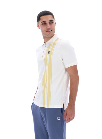 Gardenia Dario Zipped Polo - Gardenia