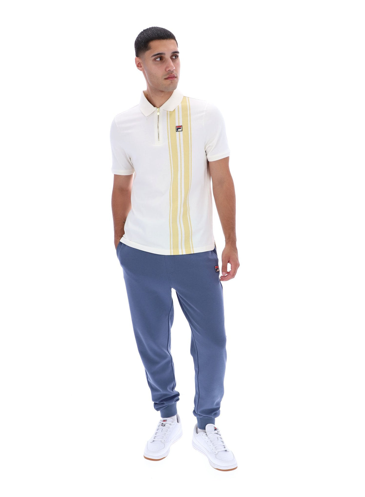 Gardenia Dario Zipped Polo - Gardenia