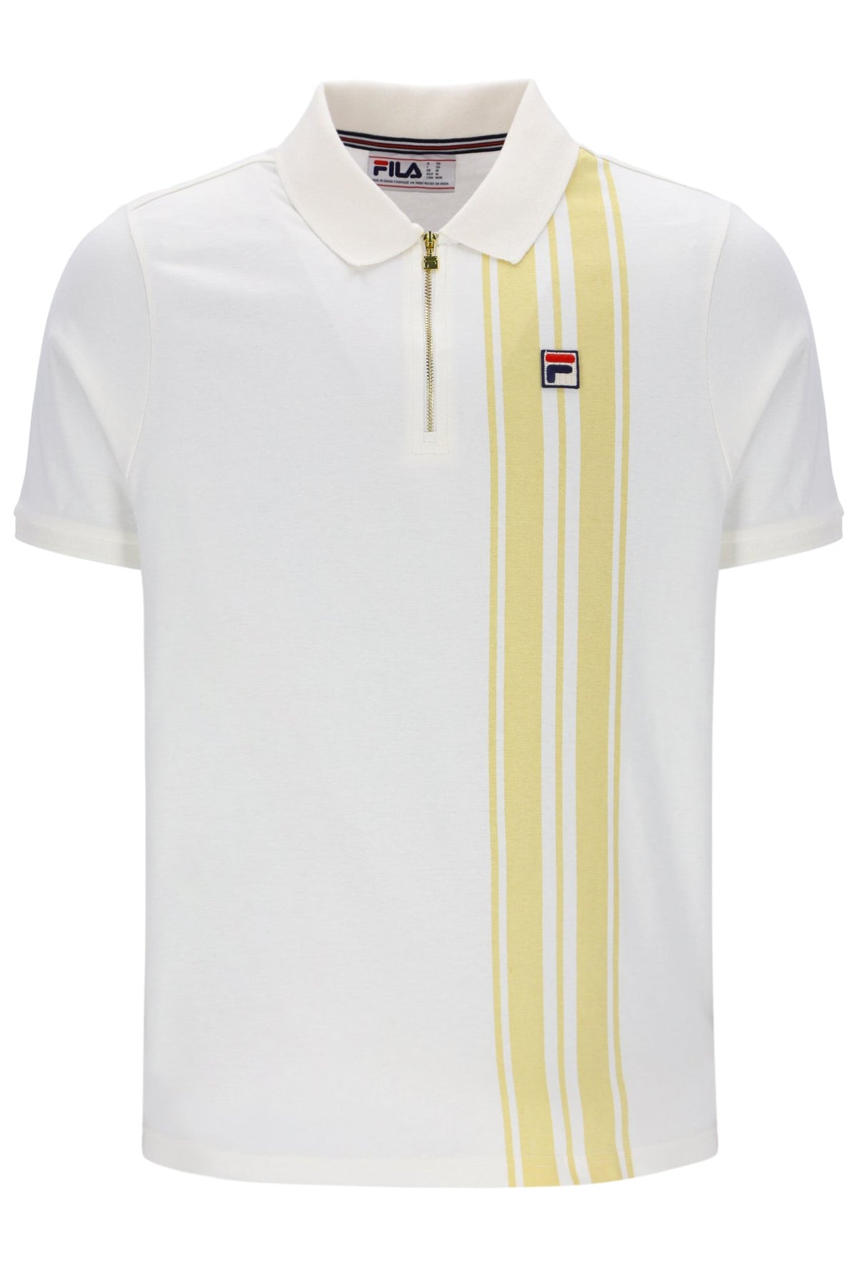 Gardenia Dario Zipped Polo - Gardenia