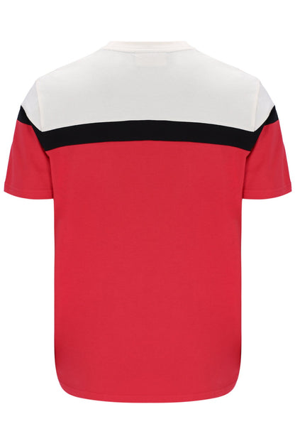Fila Red Aiden Cut and Sew T-Shirt - Fila Red
