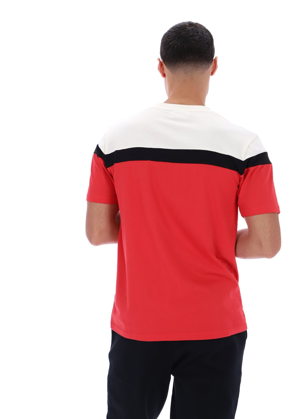 Fila Red Aiden Cut and Sew T-Shirt - Fila Red