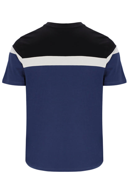 Fila Navy Aiden Cut and Sew T-Shirt - Fila Navy