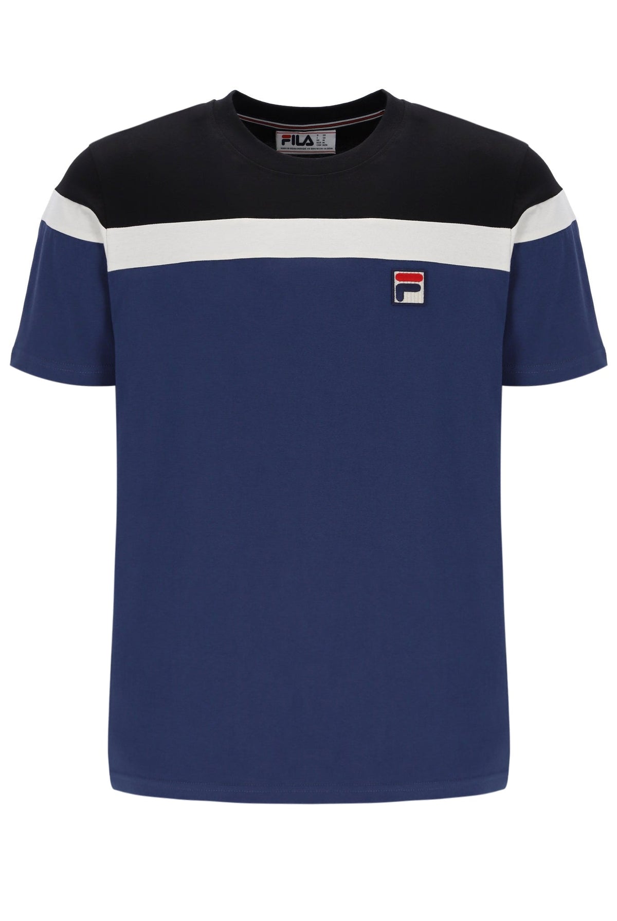 Fila Navy Aiden Cut and Sew T-Shirt - Fila Navy
