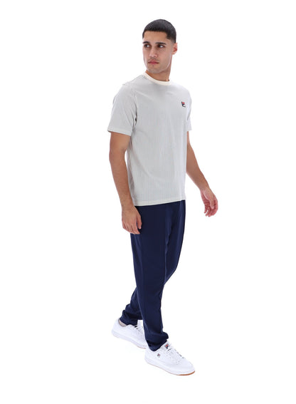 Gardenia Nilo Printed Pinstripe T-Shirt - Gardenia