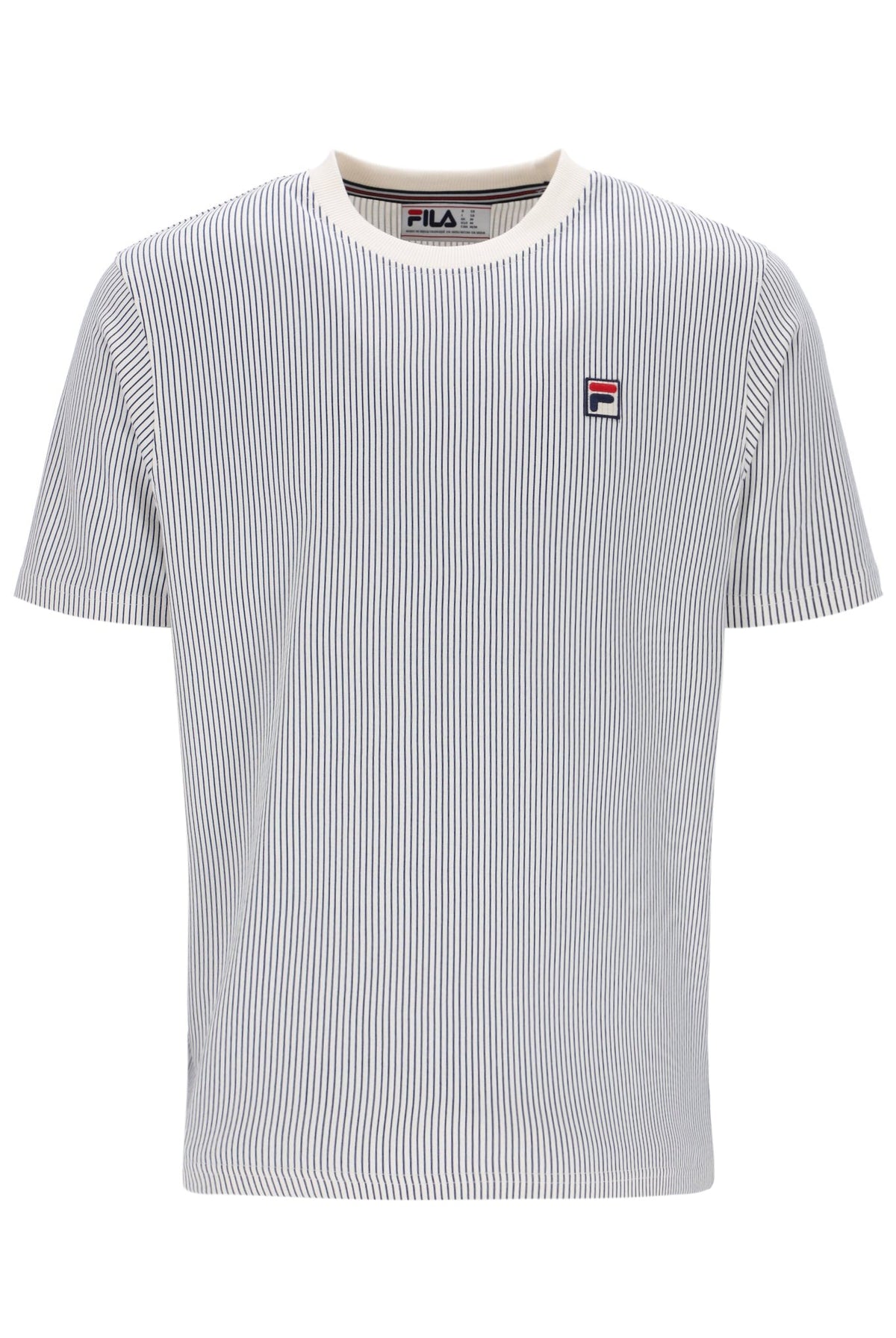 Gardenia Nilo Printed Pinstripe T-Shirt - Gardenia