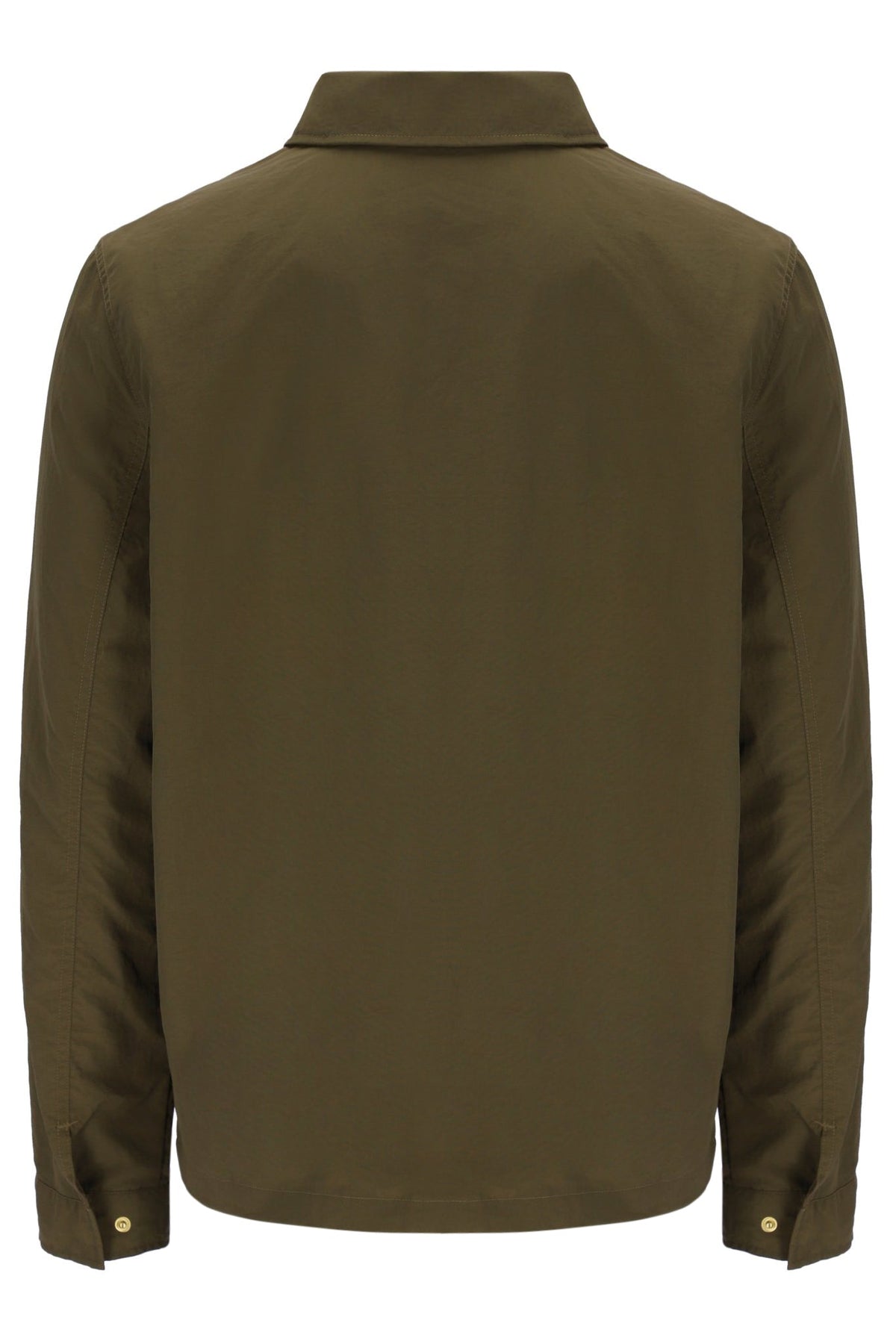 Dark Olive Kasa Zip-Through Overshirt - Dark Olive