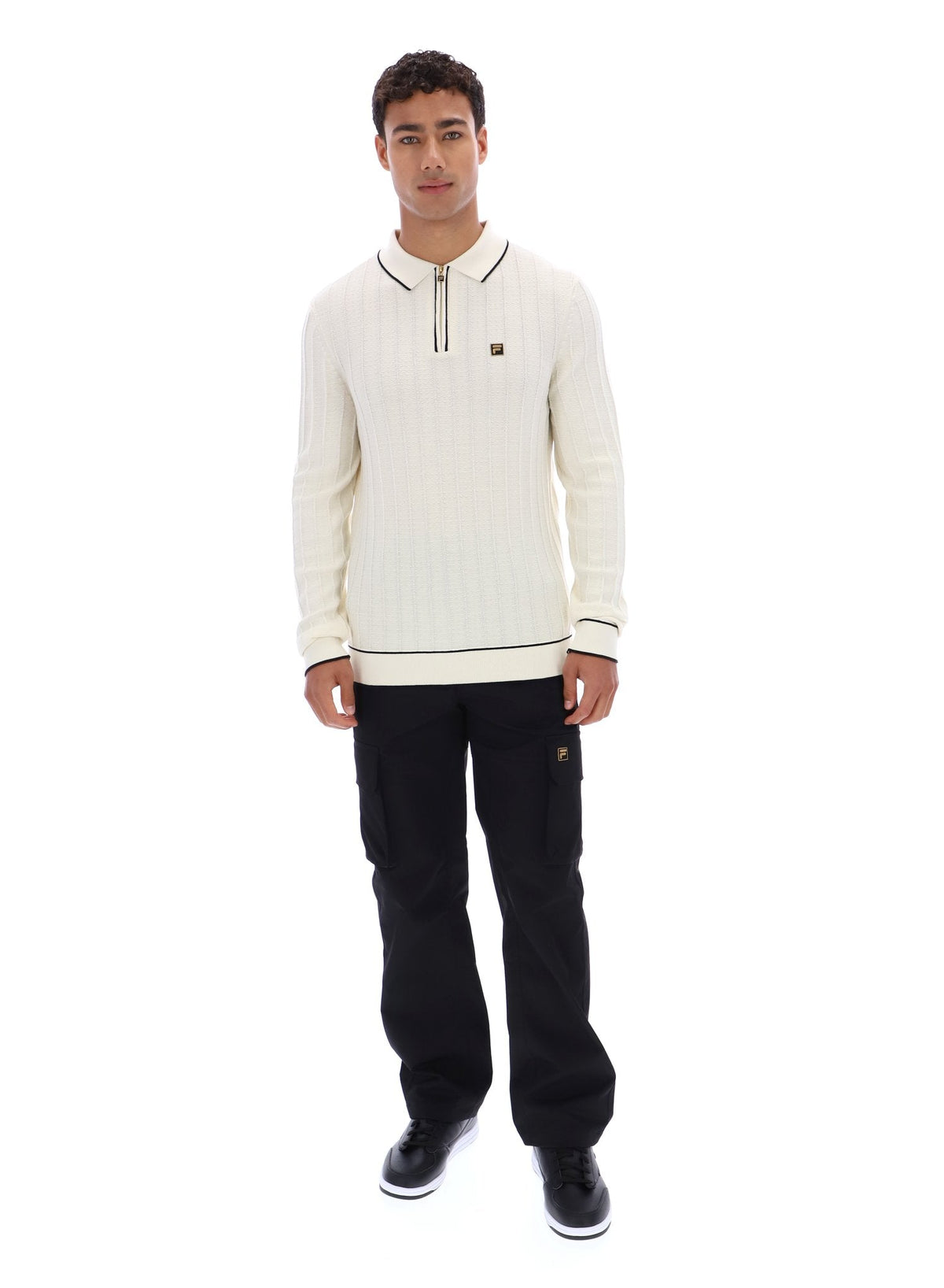 Tofu Sully Long Sleeve Polo Shirt - Tofu