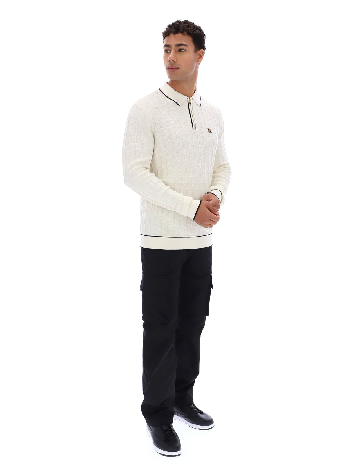 Tofu Sully Long Sleeve Polo Shirt - Tofu