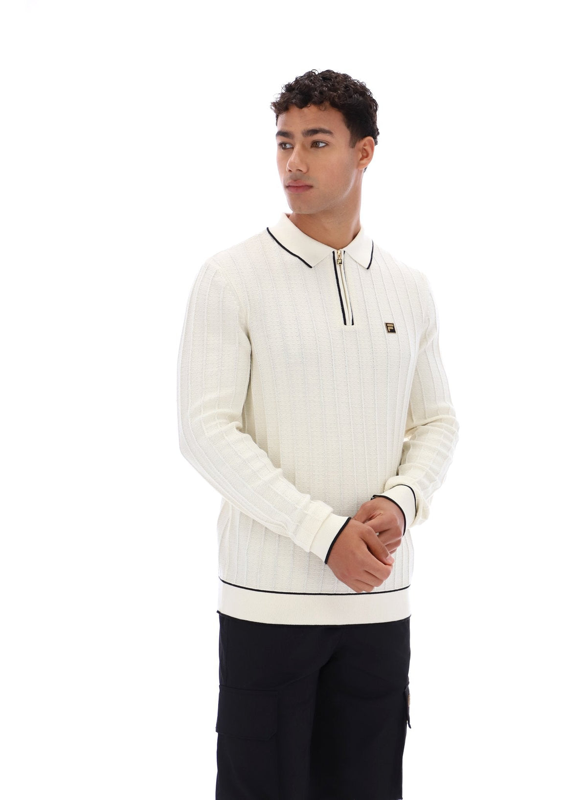 Tofu Sully Long Sleeve Polo Shirt - Tofu