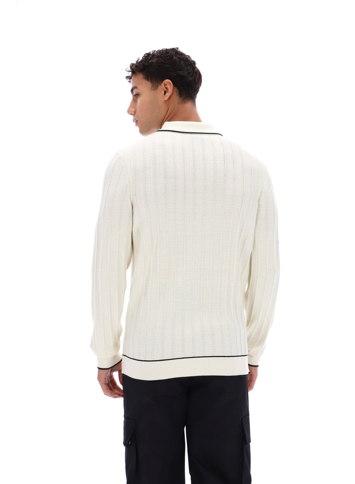 Tofu Sully Long Sleeve Polo Shirt - Tofu