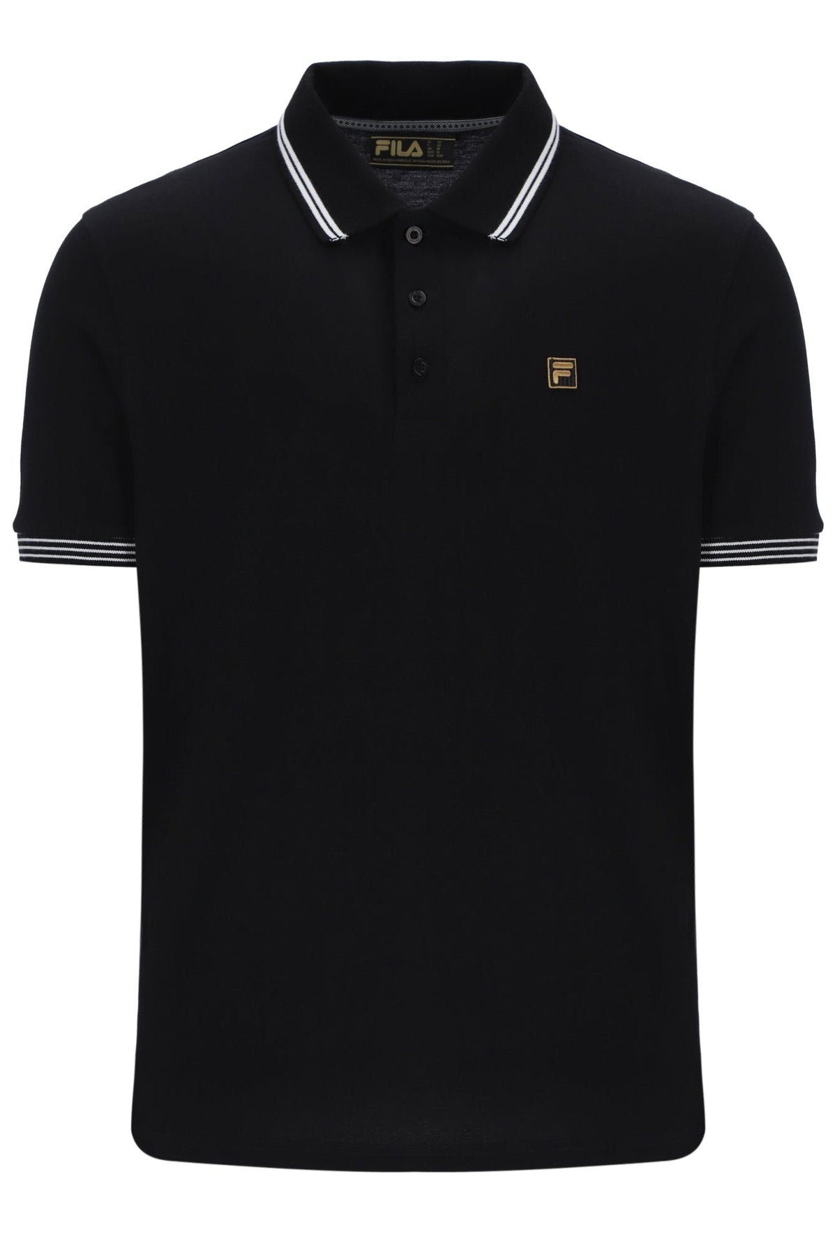 Black Soren 2 Polo Shirt with Tipping - Black