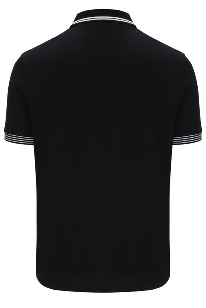 Black Soren 2 Polo Shirt with Tipping - Black