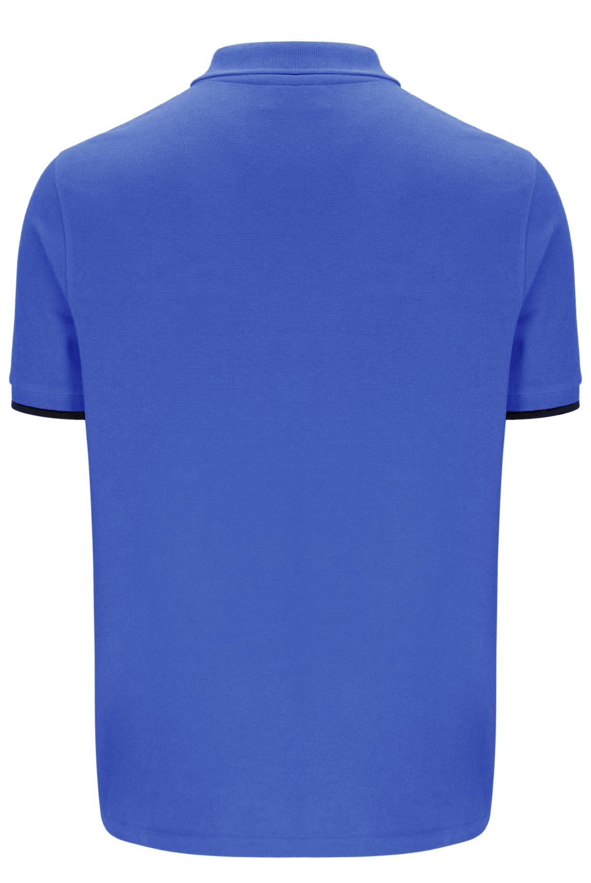 Dazzling Blue Pablo Three-Button Tipped Rib Polo Shirt - Dazzling Blue