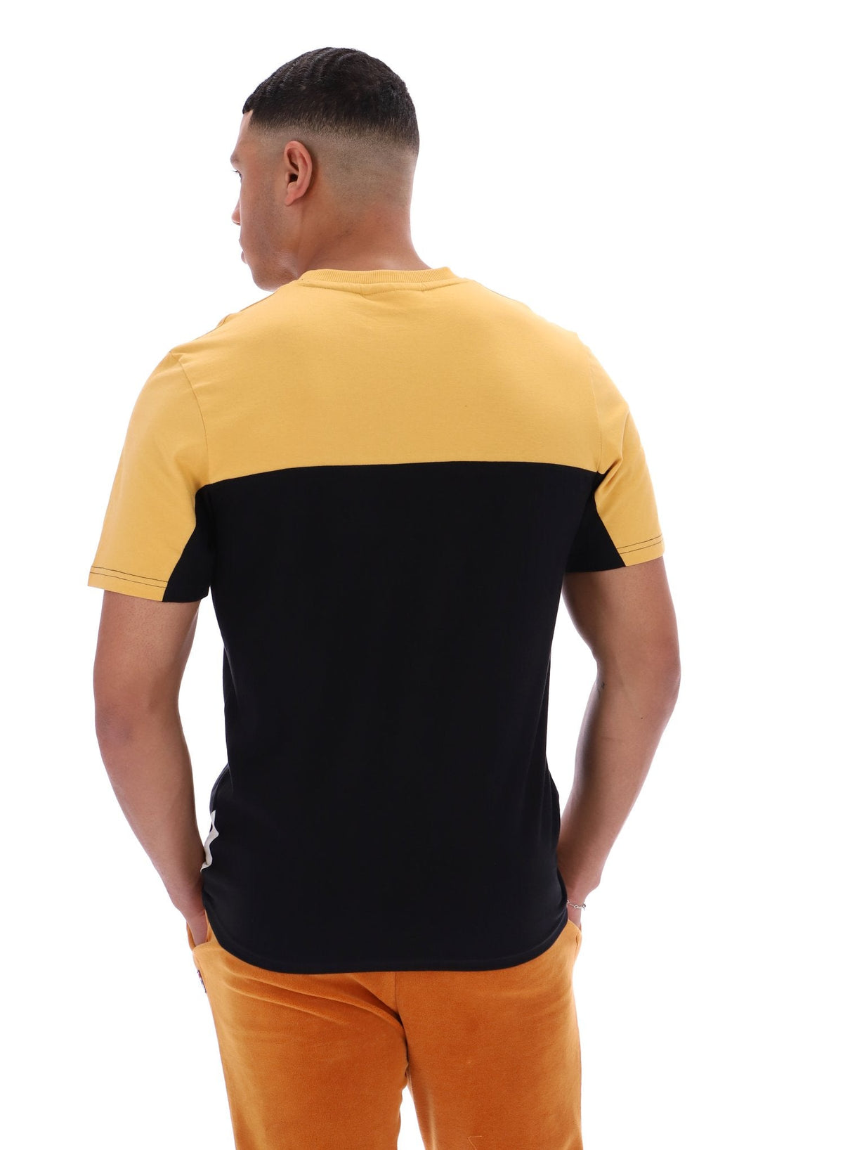 Oak Buff Tiebreaker Colour Block T-Shirt - Oak Buff