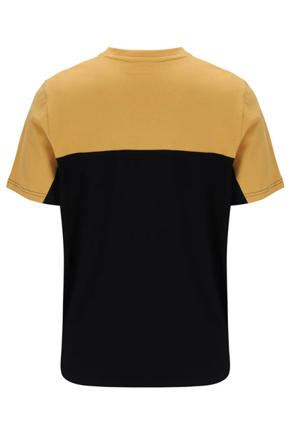 Oak Buff Tiebreaker Colour Block T-Shirt - Oak Buff