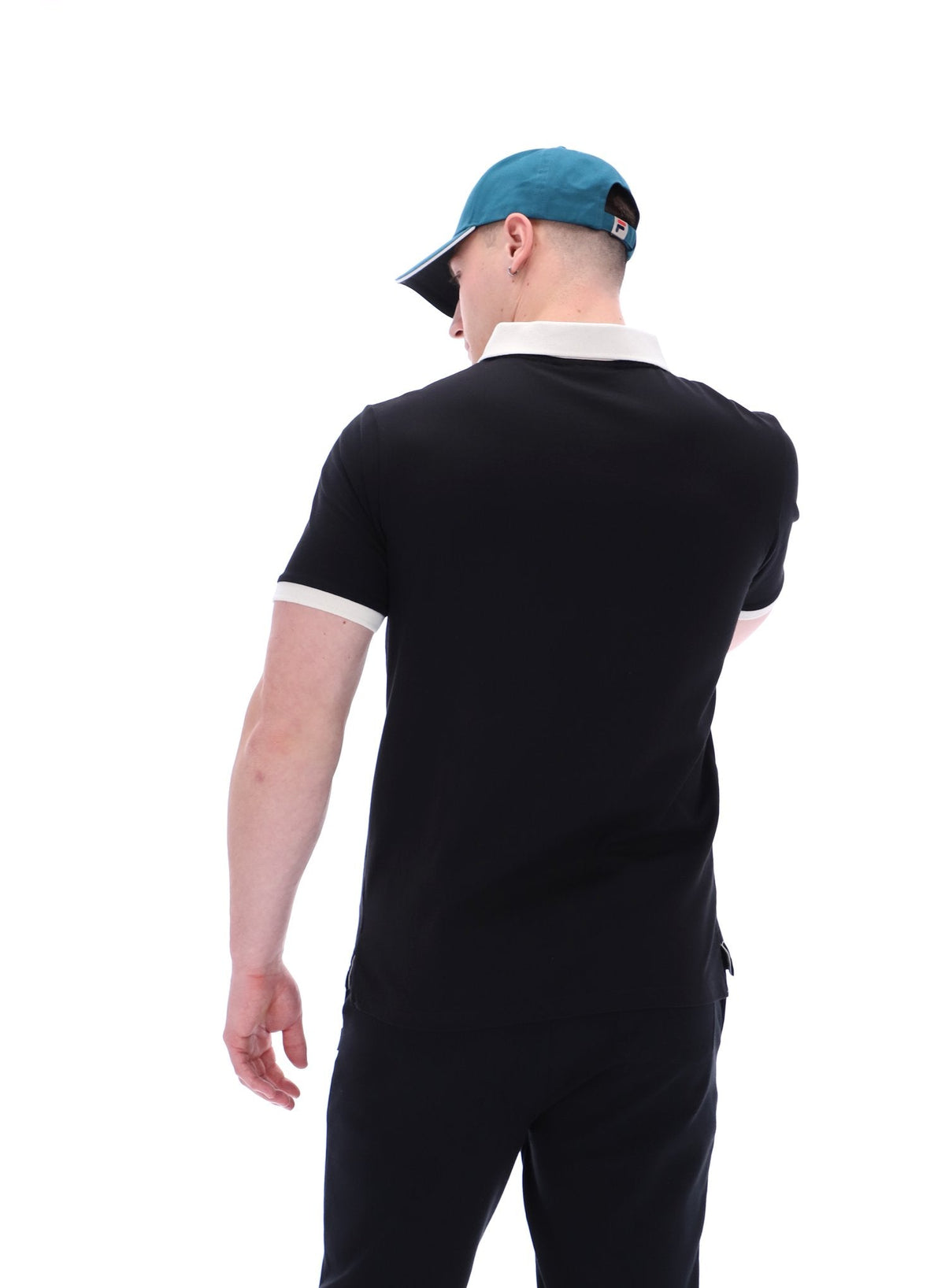 Black Panatta 2 Short Sleeve Polo - Black
