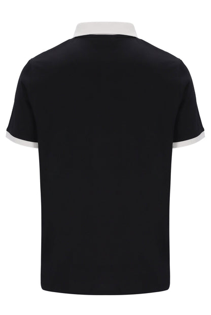 Black Panatta 2 Short Sleeve Polo - Black