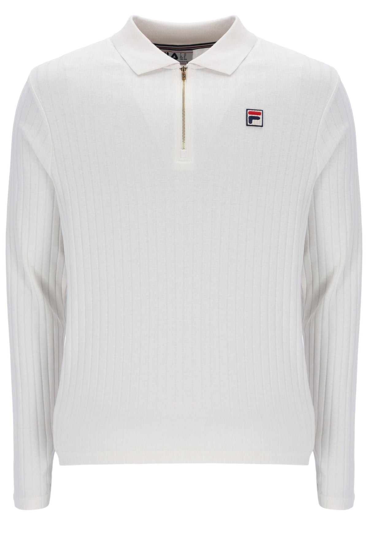 Gardenia Blake Long Sleeve Polo - Gardenia