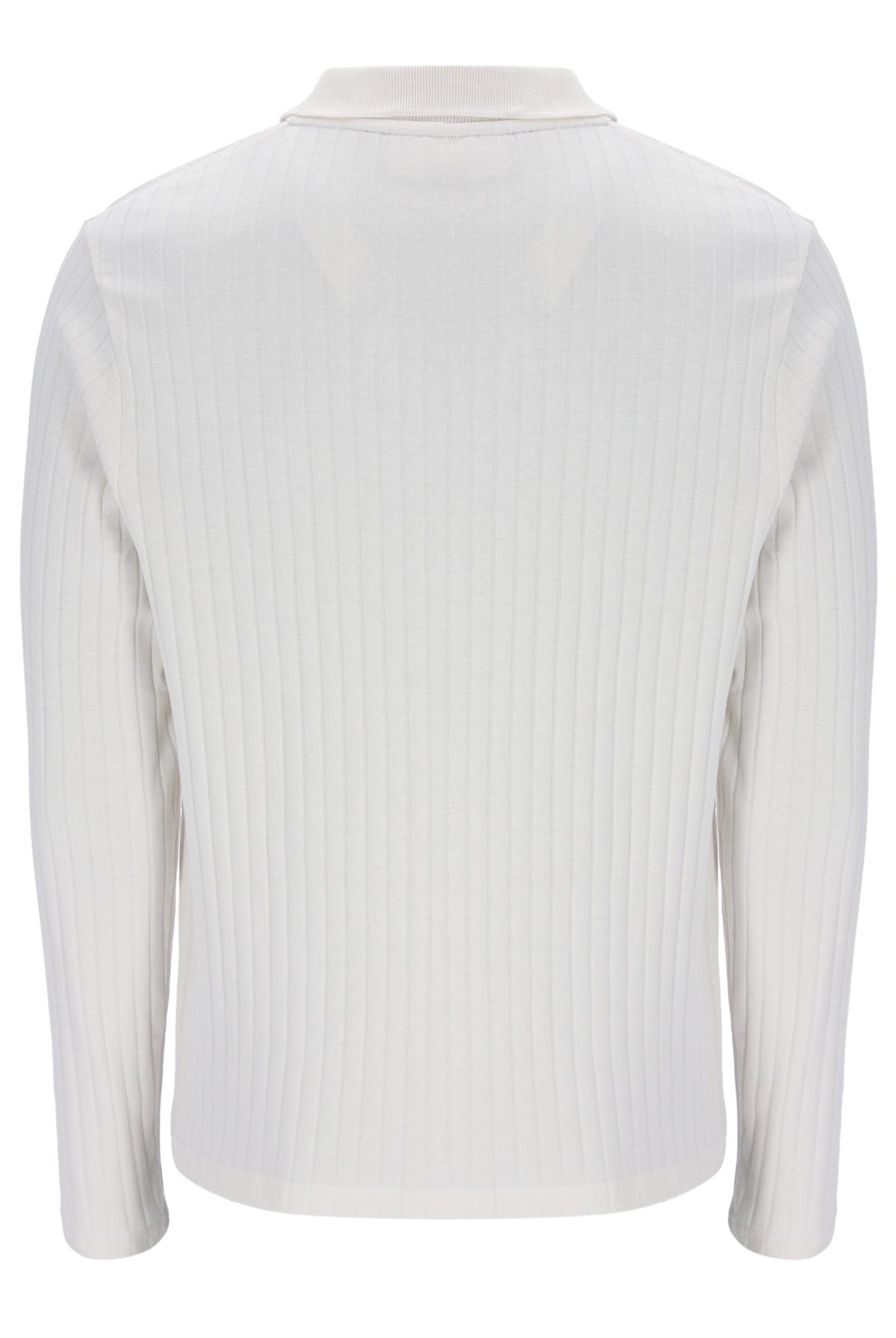 Gardenia Blake Long Sleeve Polo - Gardenia