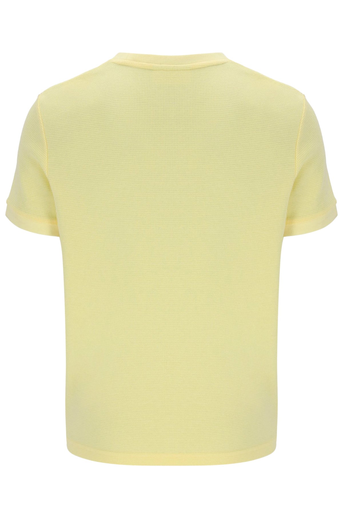 Popcorn Ash Micro Waffle Ringer T-Shirt - Popcorn